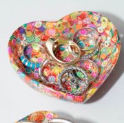 Picture of Jewelry Made By Me Resin Craft Silicone Mold-Small Heart Dish
