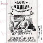 Picture of Dress My Craft Transfer Me Sheet A4 Restaurant