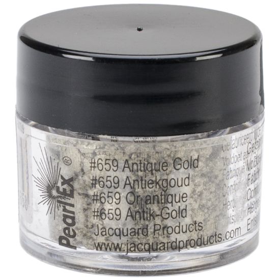 Picture of Jacquard Pearl Ex Powdered Pigment 3g Antique Gold