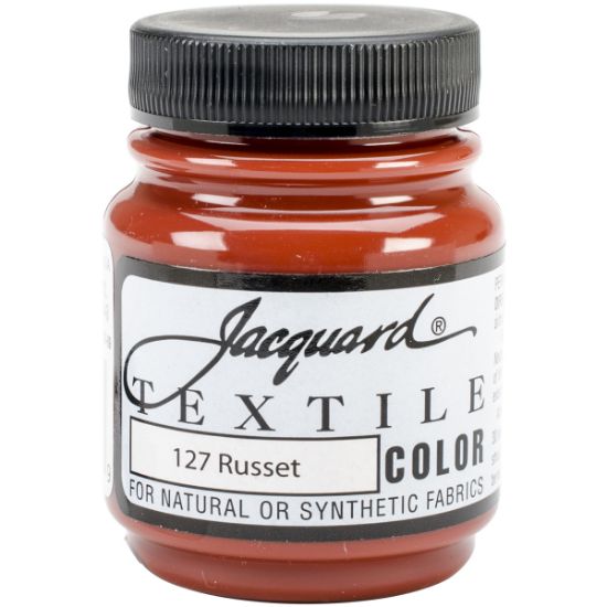 Picture of Jacquard Textile Color Fabric Paint 2.25oz Russet