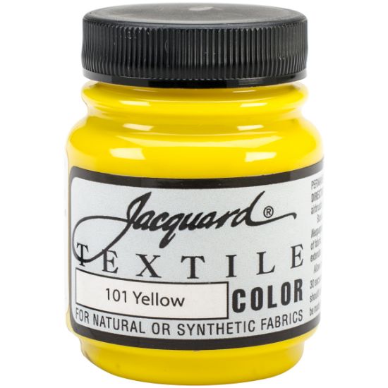 Picture of Jacquard Textile Color Fabric Paint 2.25oz Yellow