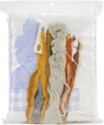 Picture of JanLynn Stamped Quilt Cross Stitch Kit 34"X43" Woodland Love - Stitched In Floss