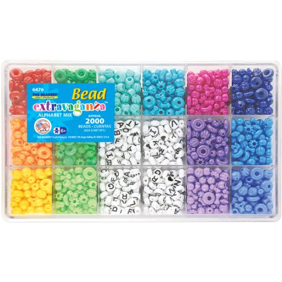 Picture of Bead Extravaganza Bead Box Kit 22.4oz Alphabet