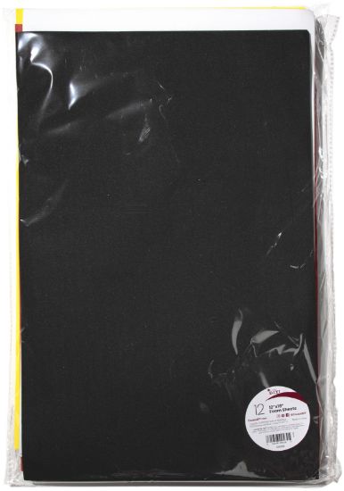 Picture of Foam Sheets 12"X18" 12/Pkg Basic Colors