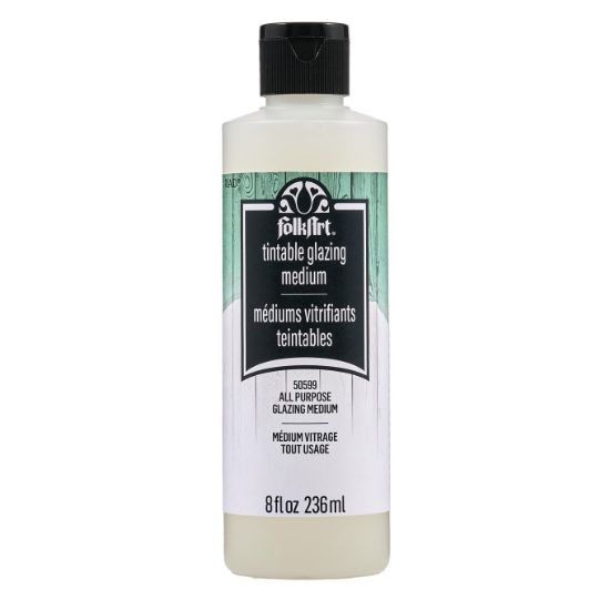 Picture of FolkArt Glazing Medium 8oz-Tintable Glazing