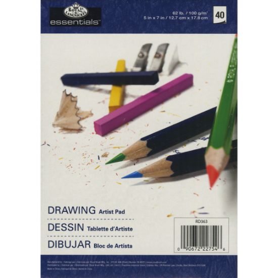 Picture of Essentials Drawing Artist Paper Pad 5"X7" 40 Sheets