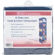 Picture of 6 Shelf Yarn & Craft Organizer 48"X11"X11" Navy