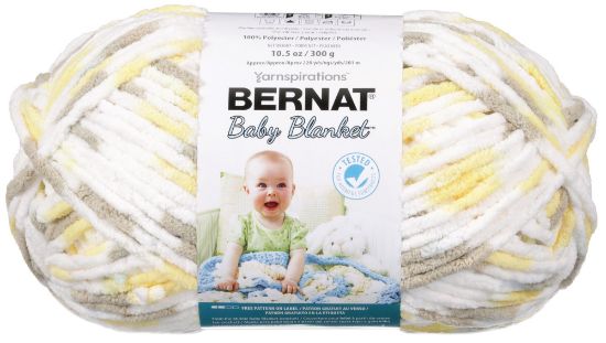 Picture of Bernat Baby Blanket Big Ball Yarn Chicks & Bunnies