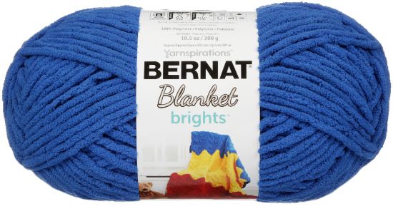 Picture of Bernat Blanket Brights Big Ball Yarn Royal Blue