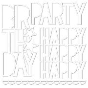 Picture of Bella Blvd Birthday Bash Cut-Outs-Happy Happy Happy