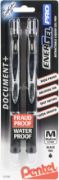 Picture of Pentel EnerGel PRO Permenant Gel Pen .7mm 2/Pkg Black
