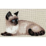 Picture of Thai Cat Counted Cross Stitch Kit 15"X10.25" 10 Count