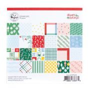Picture of PinkFresh Studio Double-Sided Paper Pack 6"X6" 24/Pkg-Happy Holidays