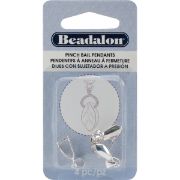 Picture of Pendant Pinch Bails 22mm 4/Pkg Silver-Plated