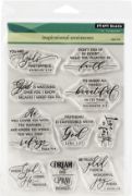 Picture of Penny Black Clear Stamps Inspirational Sentiments