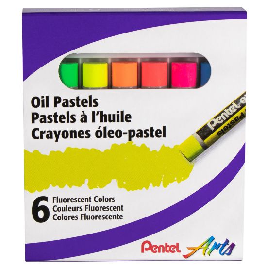 Picture of Pentel Oil Pastels-Fluorescent