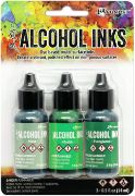 Picture of Tim Holtz Alcohol Ink .5oz 3/Pkg Mint/Green Spectrum