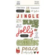 Picture of The Holiday Life Foam Stickers 50/Pkg