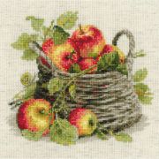 Picture of Ripe Apples Counted Cross Stitch Kit 11.75"X11.75" 10 Count