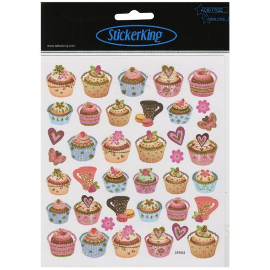 Picture of Multicolored Stickers Tea Time