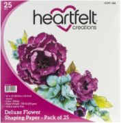 Picture of Heartfelt Creations Flower Shaping Paper 12"X12" 25/Pkg White 