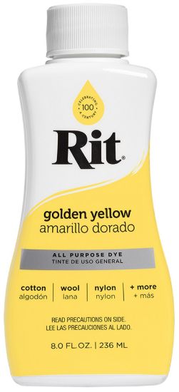 Picture of Rit Dye Liquid 8oz Golden Yellow
