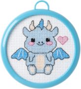 Picture of Bucilla/My 1st Stitch Mini Counted Cross Stitch Kit 3" Dragon (14 Count)
