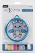 Picture of Bucilla/My 1st Stitch Mini Counted Cross Stitch Kit 3" Dragon (14 Count)