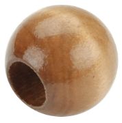 Picture of Round Wood Beads 20mm 8/Pkg Maple