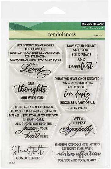 Picture of Penny Black Clear Stamps Condolences