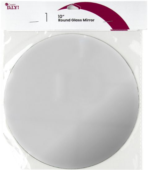 Picture of Round Glass Mirror 10 inch