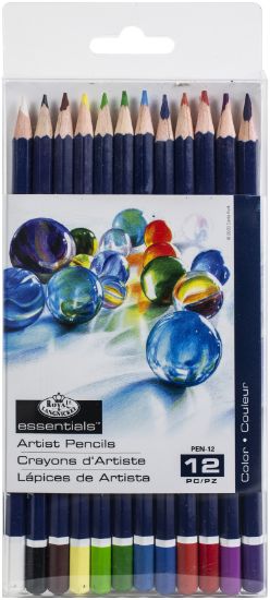 Picture of Royal & Langnickel(R) Essentials(TM) Color Pencils 12/Pkg 3t