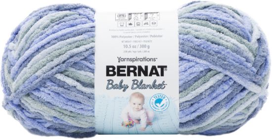 Picture of Bernat Baby Blanket Big Ball Yarn Lovely Blue