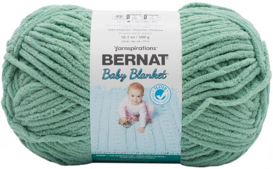 Picture of Bernat Baby Blanket Big Ball Yarn Misty Jungle Green