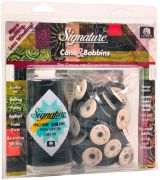 Picture of Signature Machine Quilting Cone & M Style Bobbin Pack-Black