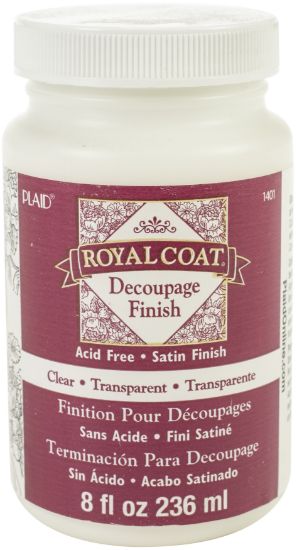 Picture of Royal Coat Satin Decoupage Finish 8oz Clear