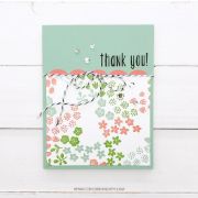 Picture of Concord & 9th Clear Stamps 6"X8" Flower Patch Turnabout