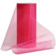 Picture of Shiny Tulle 6" Wide 25yd Spool Fuchsia