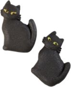 Picture of Royal Icing Decorations 12/Pkg Black Cat