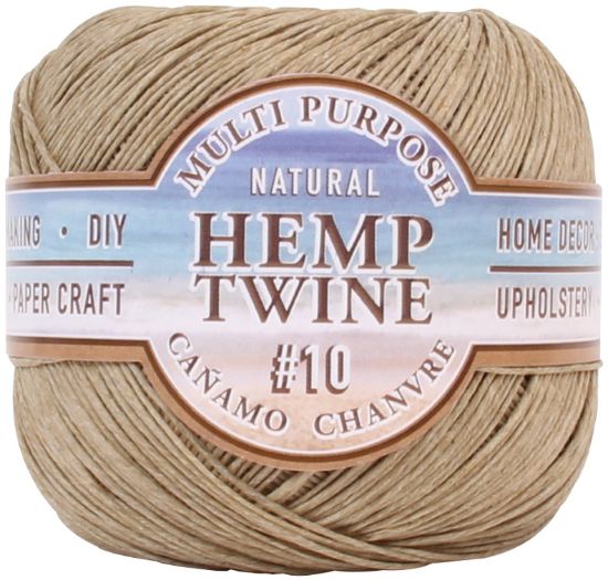 Picture of Hemptique Hemp Twine Ball 10lb 400' .5mm, Natural