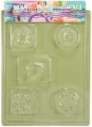 Picture of Life Of The Party Soap Mold 7.75"X10.25"-5 Cavity - Flowers