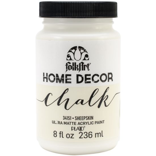 Picture of FolkArt Home Decor Chalk Paint 8oz Sheep Skin