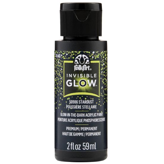 Picture of FolkArt Invisible Glow Acrylic Paint 2oz-Stardust