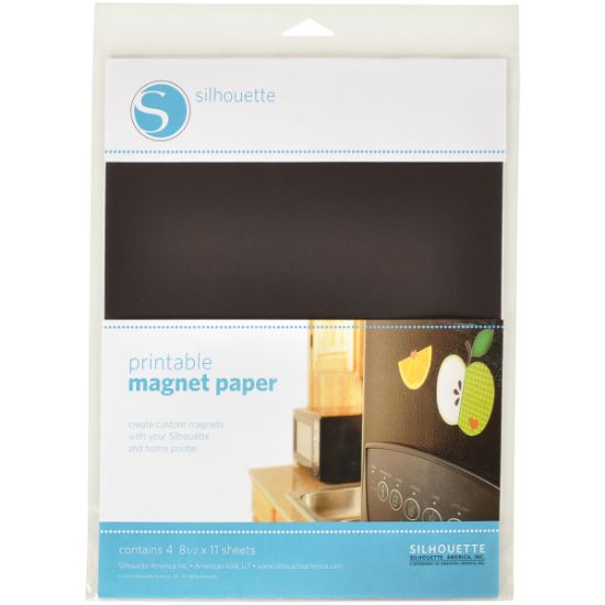 Picture of Silhouette Printable Magnet Paper 8.5"X11" 4/Pkg 