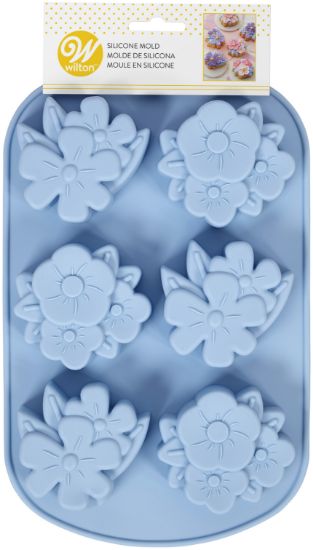 Picture of Silicone Mold Floral Party, 6 Cavity