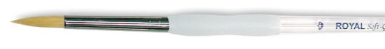 Picture of Soft-Grip Golden Taklon Round Brush Size 10/0