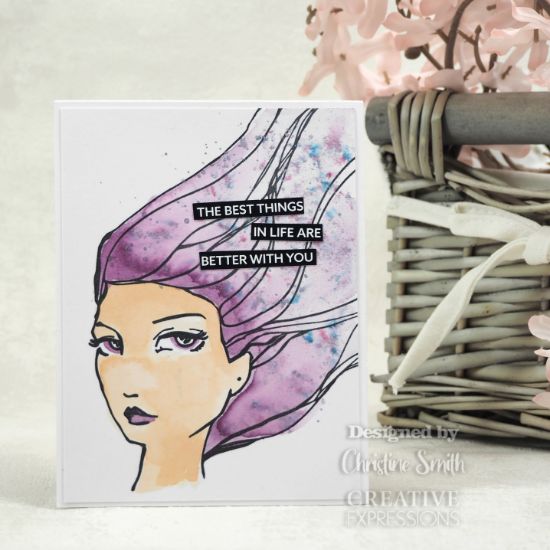 Picture of Creative Expressions Wordies Sentiment Sheets 6"X8" 4/Pkg-Friendship