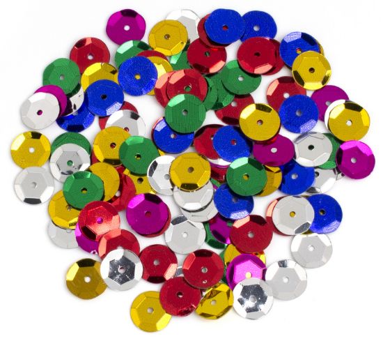 Picture of Cupped Sequins  Multi, 10mm 120/Pkg