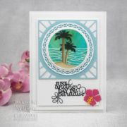 Picture of Creative Expressions Craft Dies By Sue Wilson-Stained Glass Collection Beach Palms
