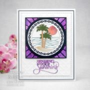 Picture of Creative Expressions Craft Dies By Sue Wilson-Stained Glass Collection Beach Palms